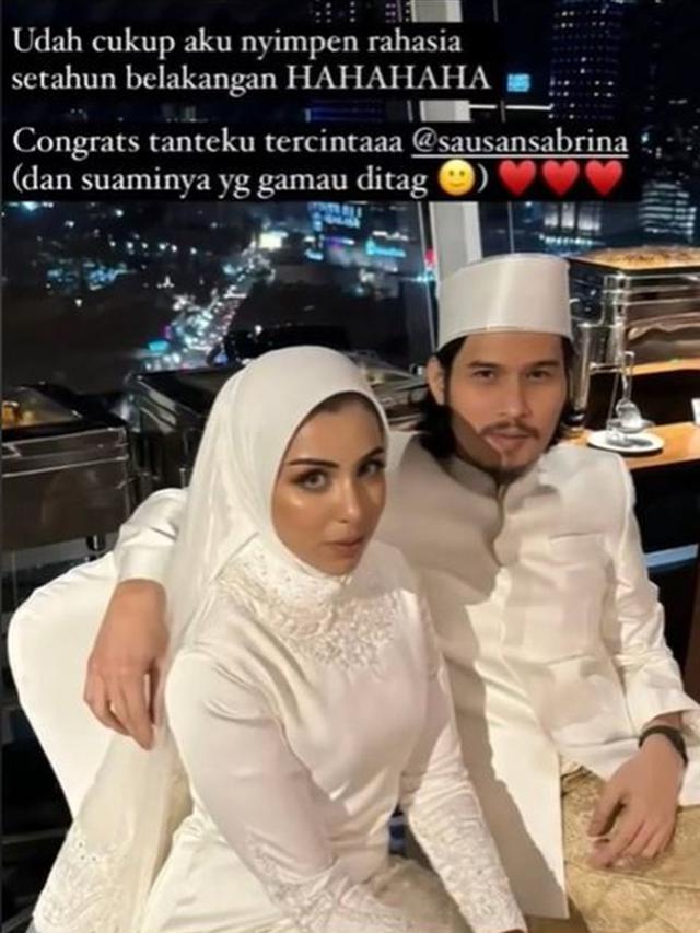 7 Potret Pernikahan Virzha dengan Perempuan Keturunan Arab, Digelar Terbatas