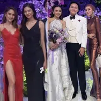 Artis Kenakan Gaun Mewah di Resepsi Pernikahan Mahalini dan Rizky Febian. [Instagram]