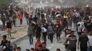 Dalam pernyataan kolektif yang dirilis pada Rabu 23 Juli 2025, 111 lembaga termasuk Doctors Without Borders (MSF), Save the Children, dan Oxfam menegaskan bahwa tidak hanya warga sipil yang terdampak, tetapi juga para pekerja kemanusiaan yang kini turut mengalami kekurangan pangan akut. (Eyad BABA/AFP)