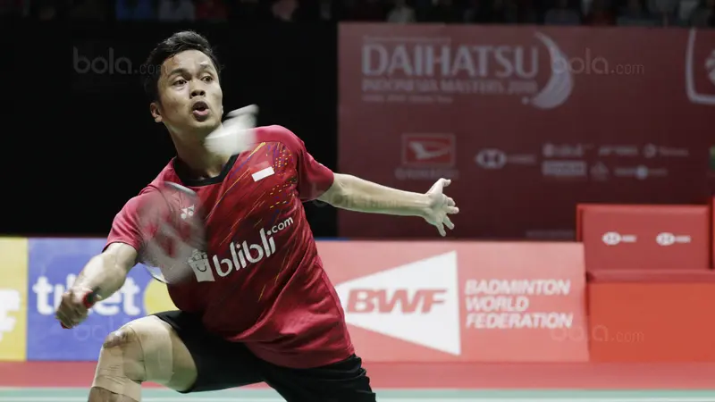 Indonesia Master 2018,Anthony Ginting, Chou Tien Chen