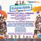 Karnaval SCTV menyambut HUT ke-33 SCTV diselenggarakan di Grage City Mall, Cirebon, selama dua hari berturut-turut mulai hari Sabtu, 12 Agustus 2023 hingga Minggu, 13 Agustus 2023. (Dok. SCTV)