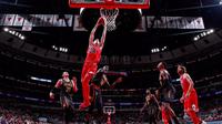 Chicago Bulls meraih kemenangan pertama pada musim reguler NBA 2017-2018 setelah mengalahkan Atlanta Hawks 91-86, Jumat (27/10/2017) WIB. (NBA)