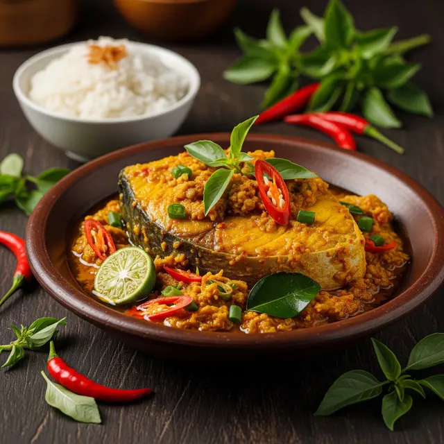 Woku Ikan Tenggiri (AI Generated)