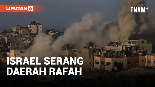 VIDEO: Ledakan Besar Terlihat di Gaza saat Israel Lancarkan Operasi di Rafah
