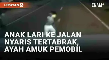Insiden berikut ini perlu menjadi pengingat bagi para orang tua. Seorang anak nyaris tertabrak mobil di Jalan Sei Deli, Medan, Sumatera Utara (17/6/2024). Berawal dari anak yang lepas dari pengawasan orang tua saat menyeberang jalan seperti terekam d...
