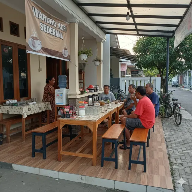 Ide Usaha Depan Rumah Modal Rp200 Ribu (Foto: Gemini AI)