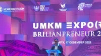 PT Bank Rakyat Indonesia (Persero) Tbk menutup penyelenggaraan UMKM EXPO(RT) BRILIANPRENUER 2022. Acara ini menjadi bagian dari rangkaian perayaan HUT BRI ke-127.