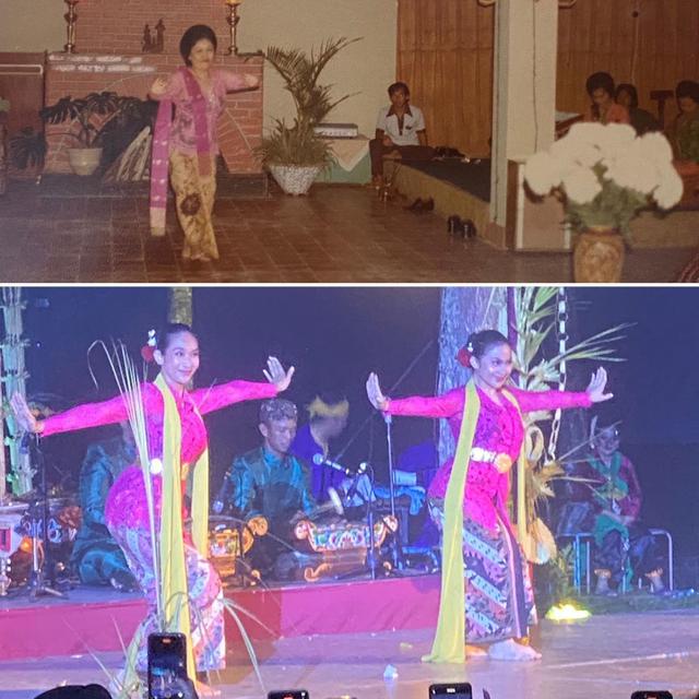 7 Potret Ariel Tatum dan Happy Salma Nari Jaipongan di Sukabumi 1980