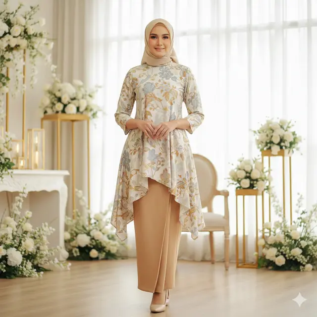 Model Atasan Batik Elegan untuk Kondangan