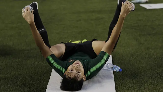 Latihan Timnas Indonesia U-22