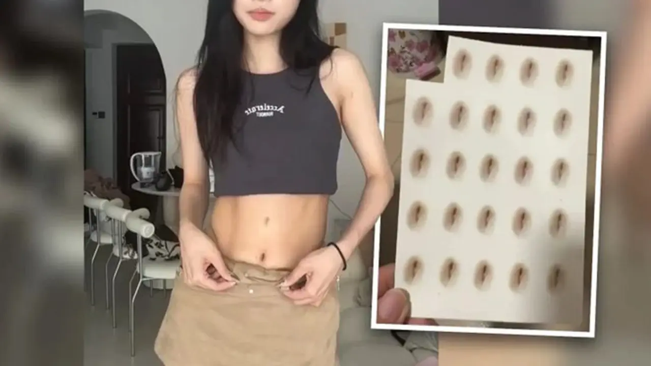 Jadi Tren, Wanita di China Gunakan Stiker Pusar Palsu Demi Beri Efek Kaki Jenjang
