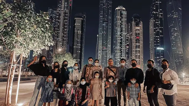 Momen Lebaran Keluarga Anang Hermansyah di Dubai, Penuh Kehangatan. (Sumber: Instagram/ashanty_ash dan YouTube/The Hermansyah A6)