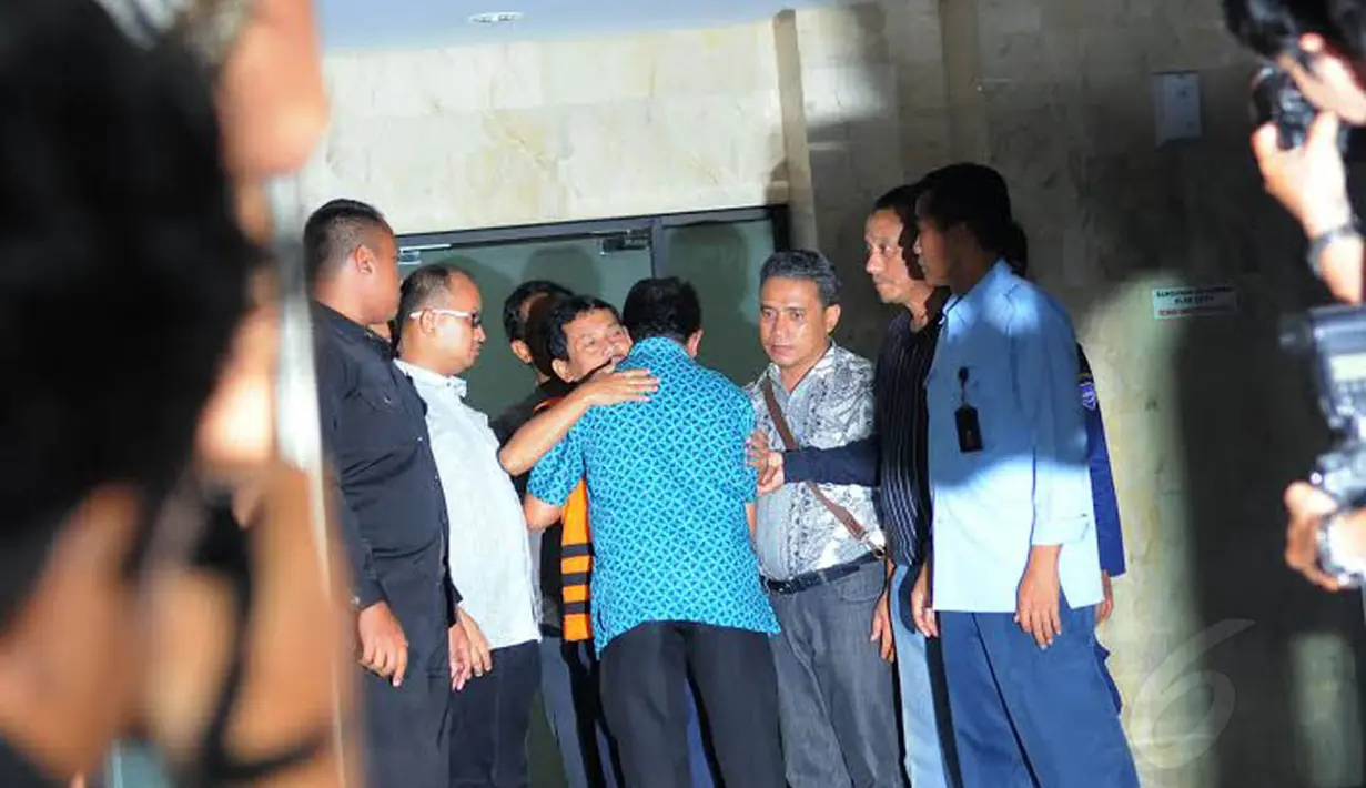 Pria yang merupakan politisi PPP itu ditangkap atas kasus dugaan suap konversi lahan di Kota Bogor, Jawa Barat  (Liputan6.com/Faisal R Syam)
