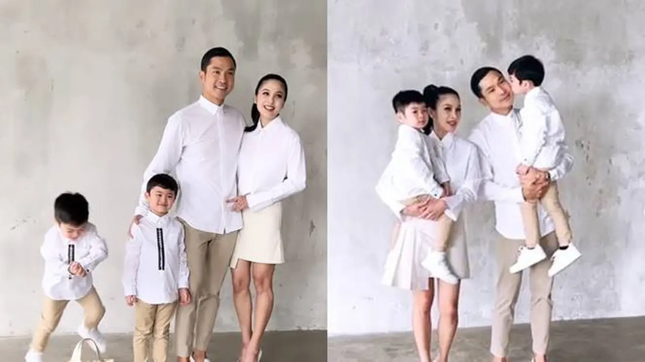 Tampil Kompak, Ini 7 Momen Pemotretan Sandra Dewi Bersama Keluarga Besar Moeis