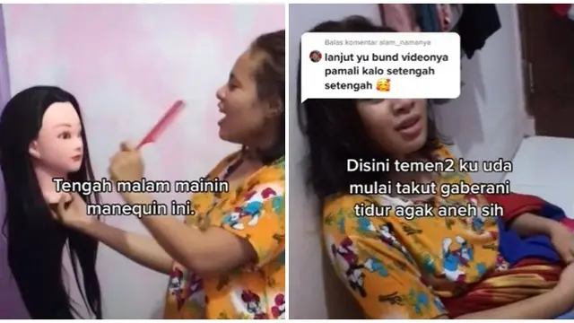 Iseng Main Patung Manekin, Cewek Ini Alami Banyak Kejadian Aneh