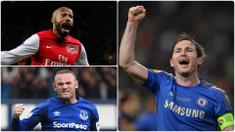 Premier League banyak dihuni oleh pemain-pemain bintang, beberapa diantara mereka mejadi pencetak gol terbanyak dalam sejarah kompetisi Premier League. Berikut pemain yang menjadi top skor dalam sejarah Premier League. (kolase foto AFP)