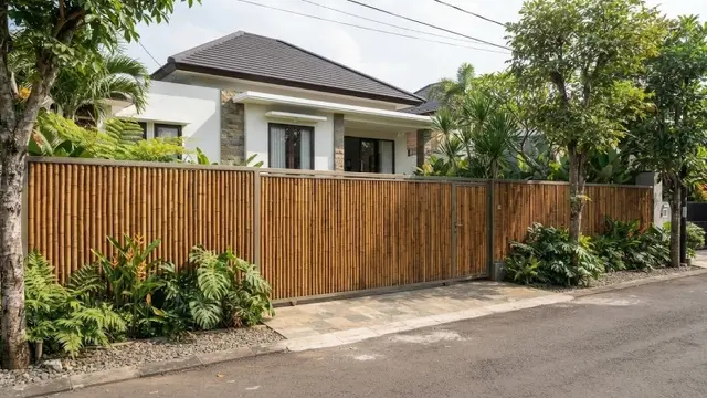 Pagar Anti Panjat yang Tetap Cantik