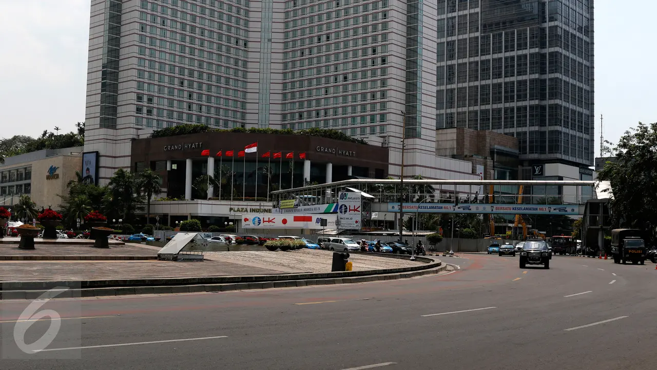 20150901-Ada Demo Buruh, Lalin Kawasan Sudirman-  HI Lengang-Jakarta