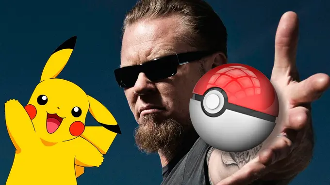 Ilustrasi Pokemon dan Metallica