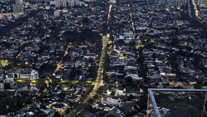 <p>Hasil foto pemandangan kota Jakarta di malam hari menggunakan Huawei Pura 80 Pro. (Liputan6.com/Anka Fergy Agustian)</p>