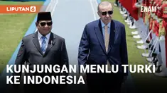 Prabowo Subianto Menerima Kunjungan Menlu Turki di Istana Kepresidenan Bogor