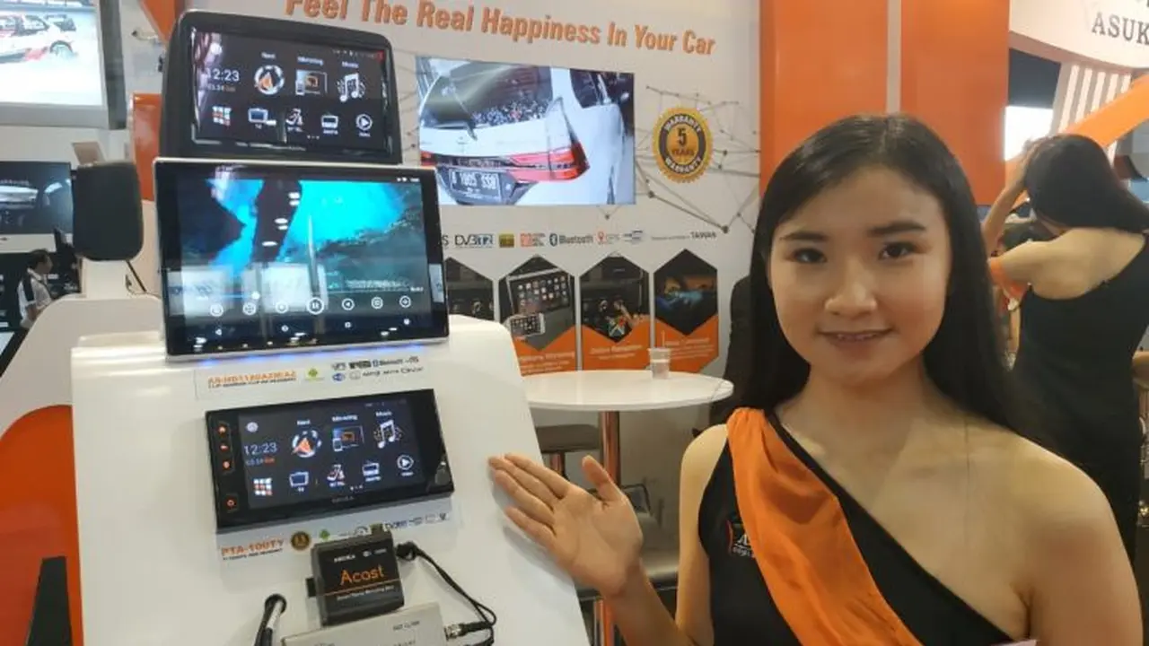 Pilihan Headunit Untuk Toyota di IIMS 2019, Apa Saja? (Arief A / Liputan6.com)