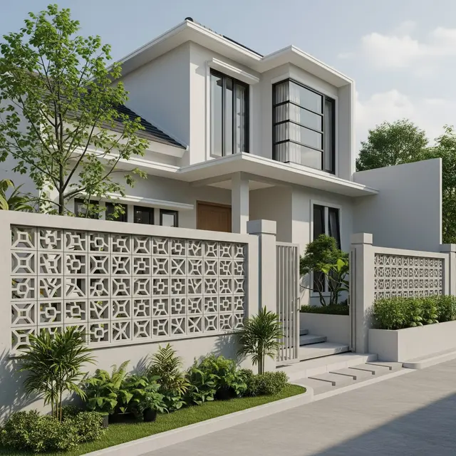 Model Pagar Rumah Kecil Tapi Kokoh dan Elegan