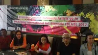 Delapan seniman asal Yogyakarta itu juga berangkat ke Beijing bersama dengan sembilan seniman dari daerah lain di Indonesia. (Liputan6.com/Switzy Sabandar)