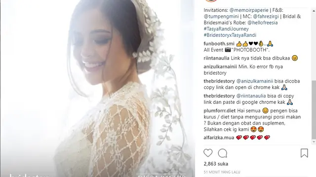 Detail kebaya Tasya Kamila