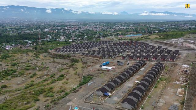Pembangunan hunian tetap (huntap) tahap 1B untuk korban gempa dan tsunami di Sulawesi Tengah (Sulteng)