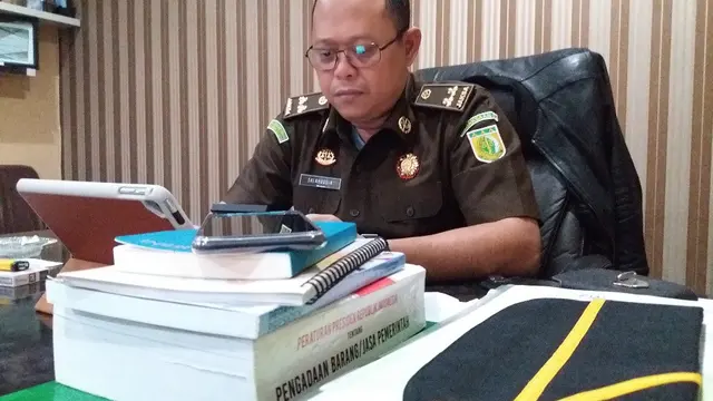 Kepala Seksi Penerangan Hukum Kejati Sulsel, Salahuddin (Liputan6.com/ Eka Hakim)