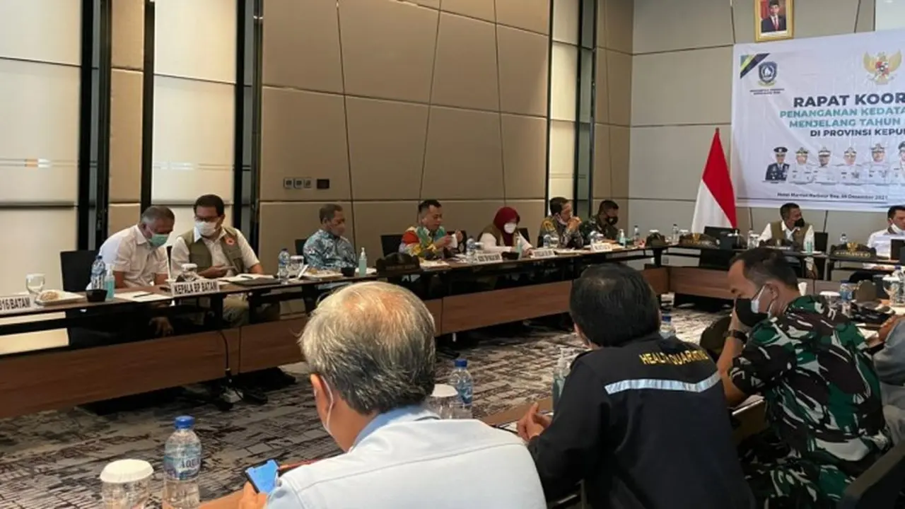 Satgas COVID-19 Rapat Koordinasi di Batam