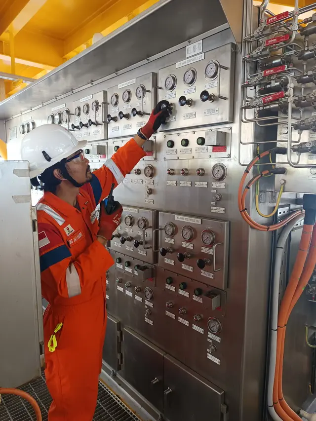 Proyek Sisi Nubi Area of Interest 1-3-5 (SNB AOI 1-3-5) di Wilayah Kerja (WK) Mahakam. (Dok Pertamina)