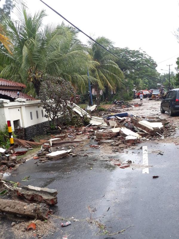 Kondisi akibat Tsunami Anyer di Pandeglang, Banten. Dok PLN