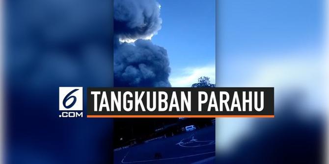 VIDEO: Tangkuban Parahu Erupsi Jadi Trending Topic