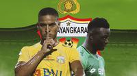 Bhayangkara FC - Renan Silva, Ezechiel N'Douassel (Bola.com/Adreanus Titus)