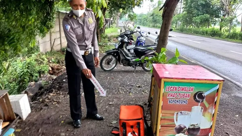 Lokasi penemuan bayi di Sidoarjo. (Dian Kurniawan/Liputan6.com)