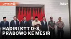 Didampingi Mayor Teddy, Prabowo Bertolak ke Mesir