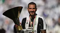 Bek Juventus, Leonardo Bonucci segera menjadi milik AC Milan. (Filippo MONTEFORTE / AFP)