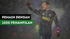 Iker Casillas baru saja menorehkan 1000 penampilan dalam kariernya. Lalu siapa lagi 21 pemain yang mencatatkan raihan tersebut?
