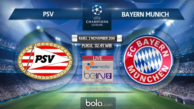 Champions League: FC Bayern München gewinnt bei der PSV Eindhoven - die