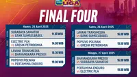 Saksikan Siaran Final Four ProLiga - PLN Mobile 2025 di Vidio