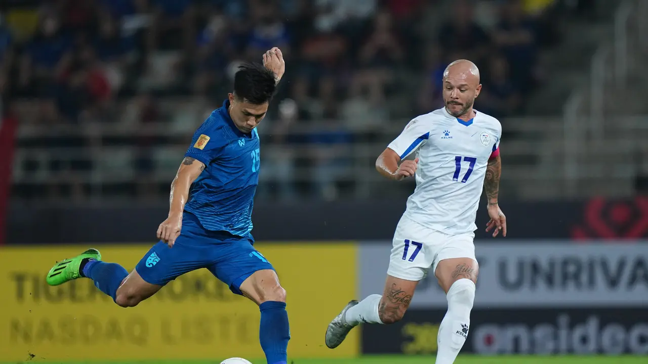 Kapten Timnas Filipina, Stephan Schrock di Piala AFF 2022.