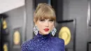 Taylor Swift tampil simbolik dengan gaun midnight blue, dedikasi untuk album terbarunya Midnight [instagram/recordingacademy]