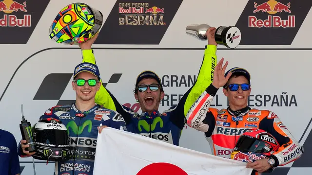 Jorge Lorenzo, Valentino Rossi, Marc Marquez