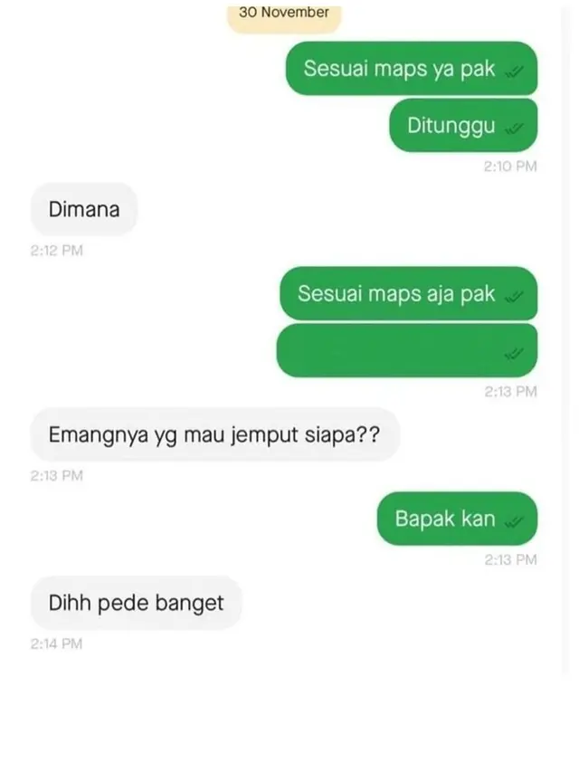 8 Chat Driver Ojol dan Calon Penumpang Ini Penuh Drama, Kocak Banget