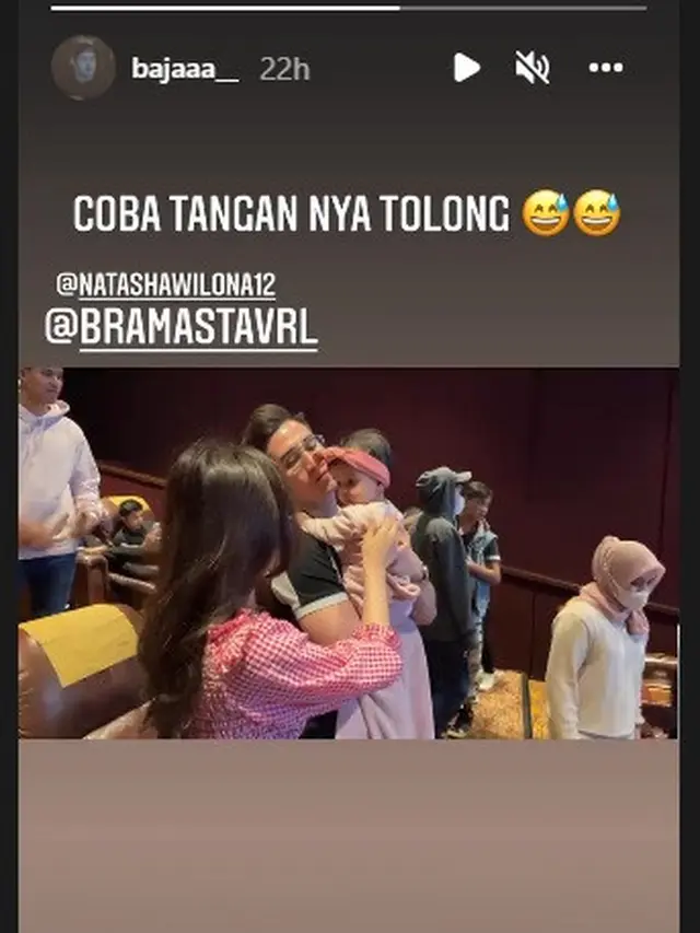 Natasha Wilona dan Verrell Bramasta nonton Spider-Man: No Way Home (Foto: Instagram/@bajaaa__)