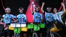 Jarak 10.500 kilometer yang ditempuh Lucas Ledezma dkk juga menjadi acuan bagi warga Argentina untuk menanam 10.500 pohon di negara mereka sebagai bentuk dukungan kepada Timnas Argentina dalam usaha merebut trofi ketiga di Piala Dunia 2022 Qatar, setelah sebelumnya dua kali menjadi kampiun pada edisi 1978 dan 1986. (AFP/Kirill Kudryavtsev)