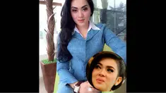 Penyanyi dangdut Hiara Cleopatra yang disebut-sebut Syahrini KW.(twitter.com/Hiara_cleo)