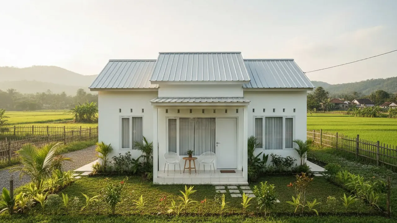 Model Rumah Minimalis di Kampung